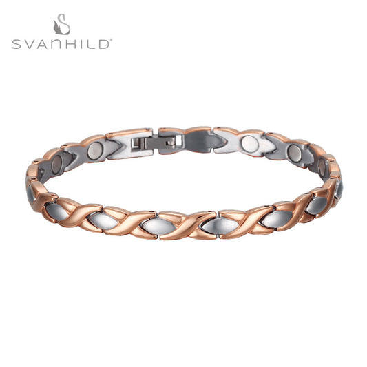 European and American eBay stainless steel bracelet fashion jewelry wholesale ladies Bracelet titanium steel electroplated magnet jewelry jewelry