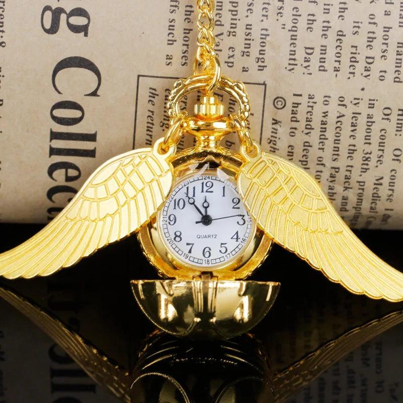 Steampunk Fashion Ball Quartz Pocket Watches With Pendant Necklace Chain Children Best Xmas Gifts