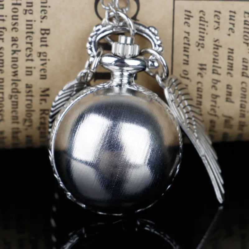 Steampunk Fashion Ball Quartz Pocket Watches With Pendant Necklace Chain Children Best Xmas Gifts