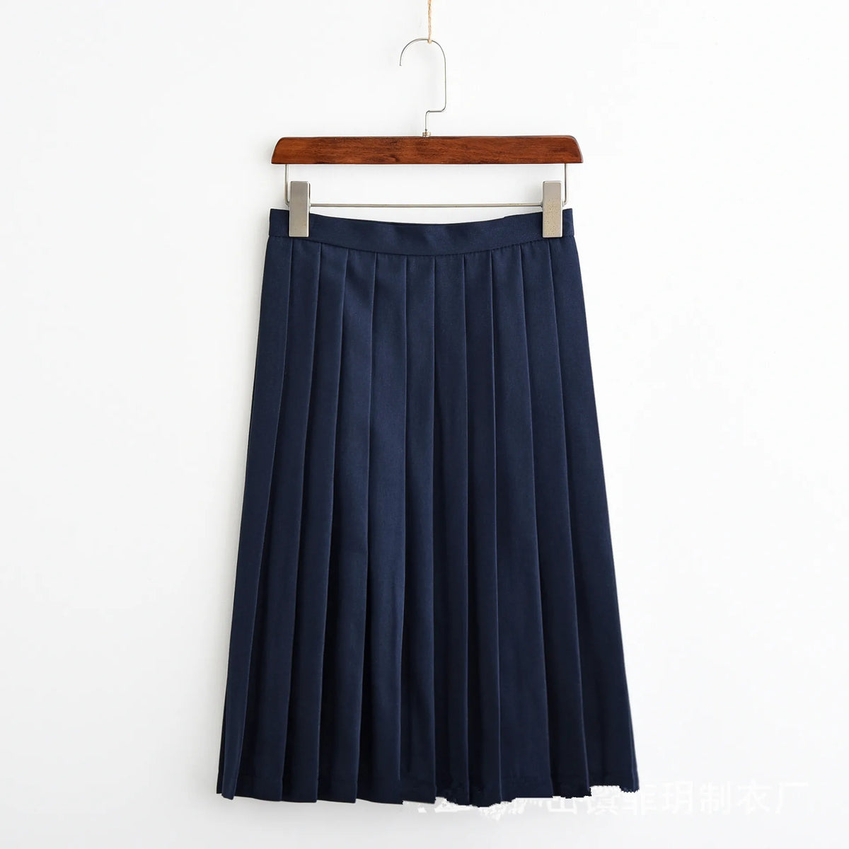 Japanese Uniform Student College Pleated Skirt JK Korean Sailor Navy School Uniform High Waist Knee Length Skirt For Girl
