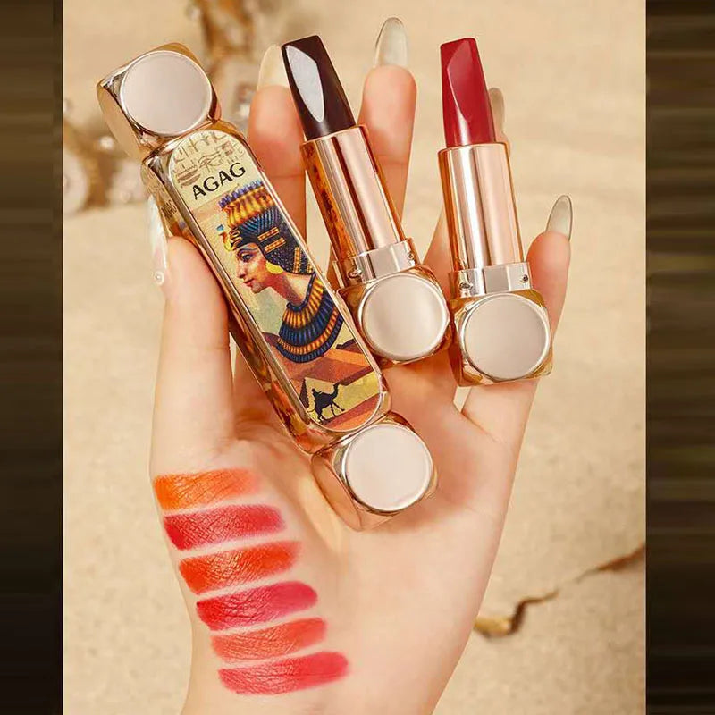 NEW Cosmetic Makeup Set Air Cushion Finishing Powder Face Powder Pearly Lustre Eyeliner Non-Stick Cup 3 Colors Lipstick Kit