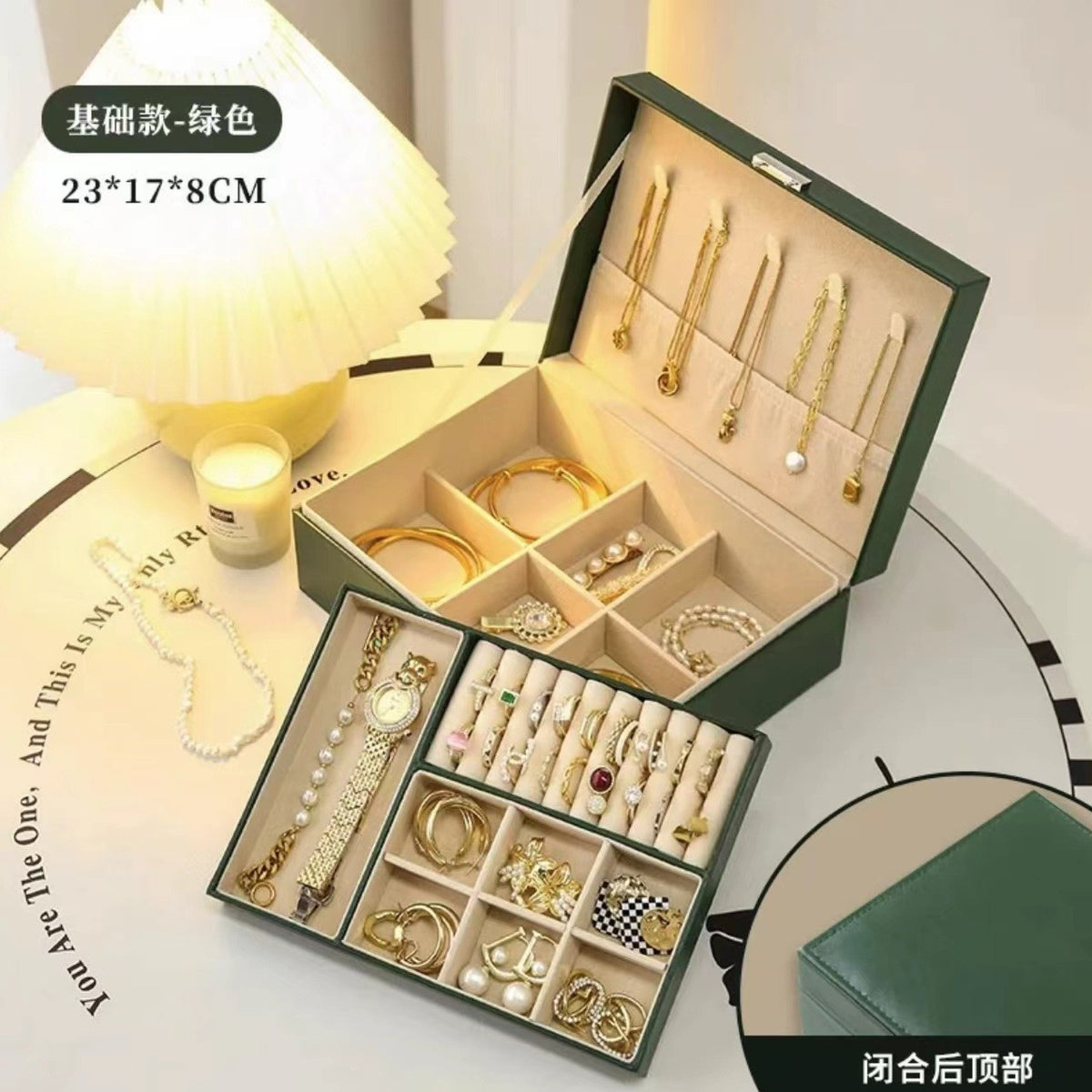 Jewelry Storage Box, Exquisite Necklace, Earrings, Gold Hand Jewelry, Earrings, Jewelry Box, Large Capacity, 2025 Model Drawer