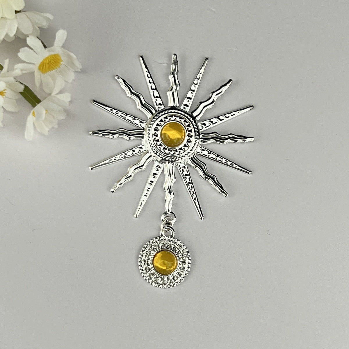 Pearl Sunflower DIY Jewelry Virgin Halo Baroque Lolita Dark Gothic Cos Headdress Style Accessories