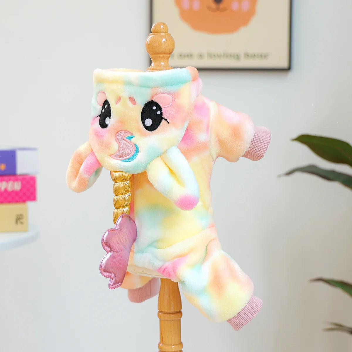 Fleece Halloween Costumes For Dog Soft Warm Funny Pet Overall Puppy Clothing XS XL Yorkshie Terrier Chihuahua Tracksuit Cat Item