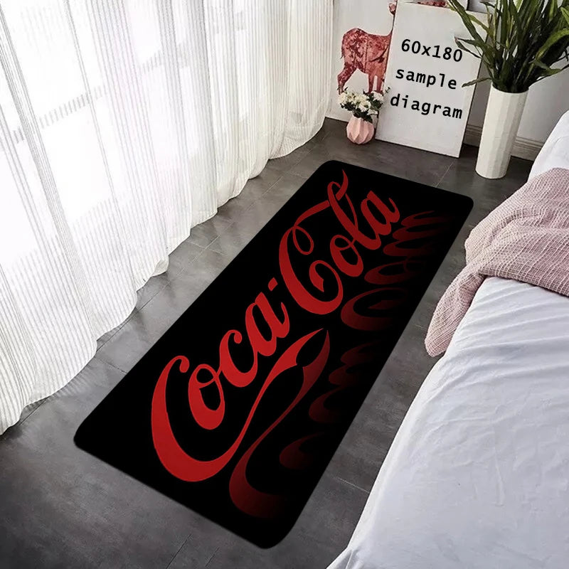 Floor Mat Non-slip Foot Rug for Entryway Cocas Hallway Carpet Colas Kitchen Water Adsorbed Rugs Fluffy Bedside Mats Home Decor