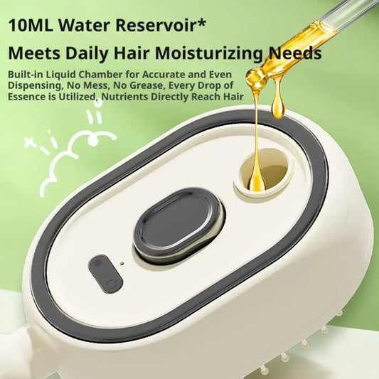 Multifunctional Spray Massage Hair Comb Antistatic Detangling Brush Essential Oil Atomization For Hair Nourishment Scalp Massage
