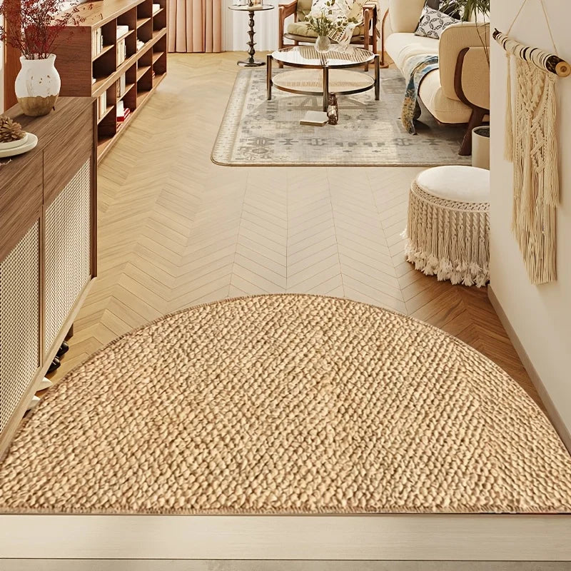 Door Mat Outdoor/indoor Rugs Faux Jute Doormat Super anti-slip washable suitable for use at bathroom and toilet doorways Rug