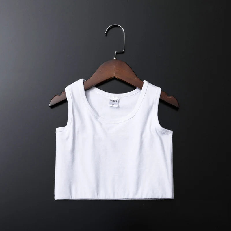 Bandaged chest clip vest, top breathable elastic chest clip vest, women's tight elastic vest