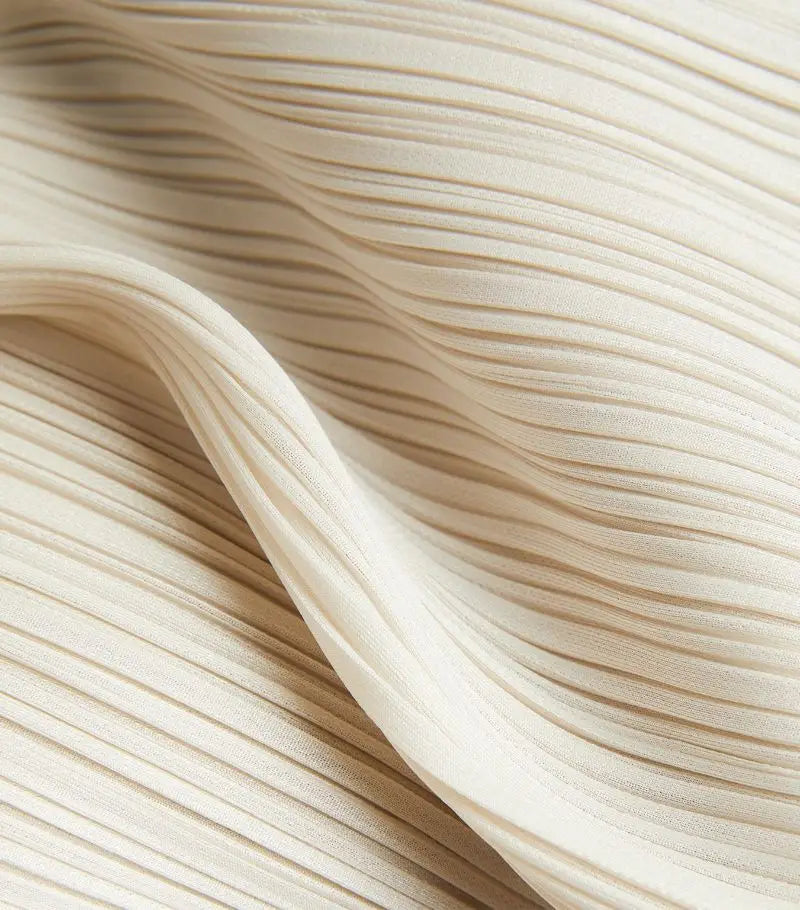 Miyake Pleated Women V-neck Sleeveless Jam Jumpsuits Designer Fashion Double Layered Waist Belt Elegant Clothes