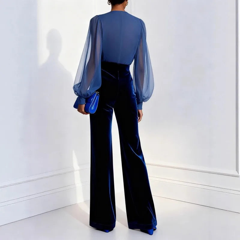MsChuh Jumpsuits For Woman Bodysuits Jumpsuit Dignified Simple Style Elegant Temperament Commuting Slim Long Sleeves Fashionable