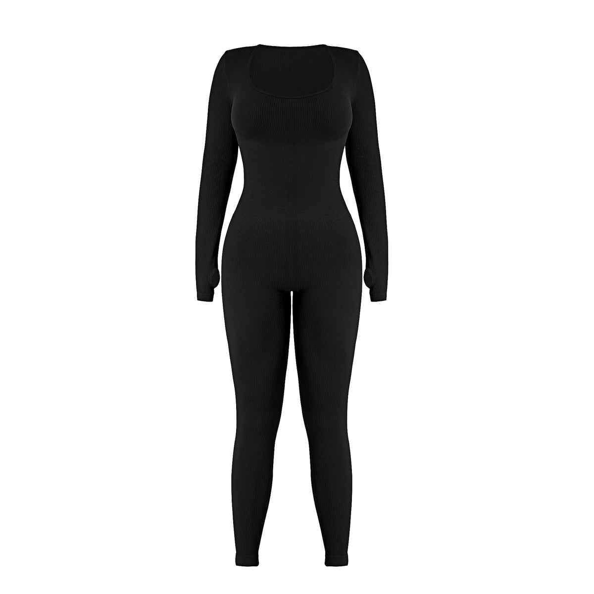 Women Autumn Winter Long Sleeve Jumpsuits Bodycon Slim Fit Streetwear Overall One Piece Bodysuits Outfit Yoga Jumpsuit Women