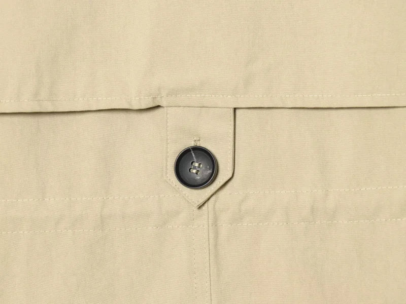 ETJ 2026 Women Casual Trench Coat Short Style Drawstring Waist Jacket Fashion Office Lady Spring Autumn Coat