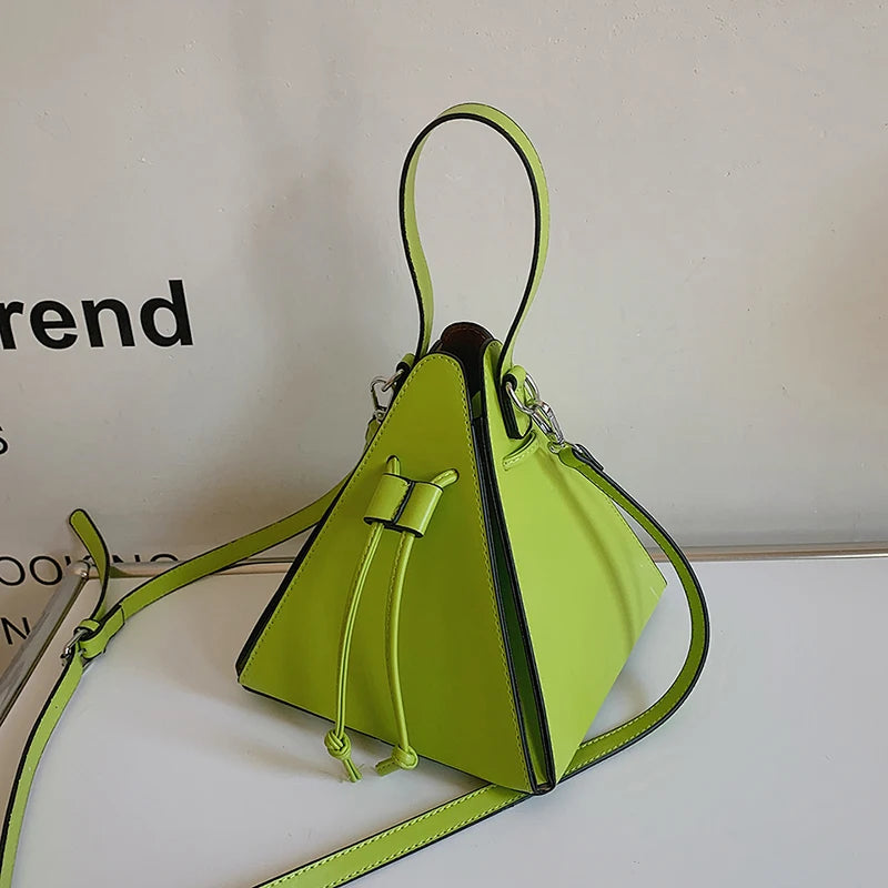 Fashion Ladies Shoulder Bags Handbag Sense of luxury Women Bags High quality Leather Crossbody Bag Designer Female Triangle Bags