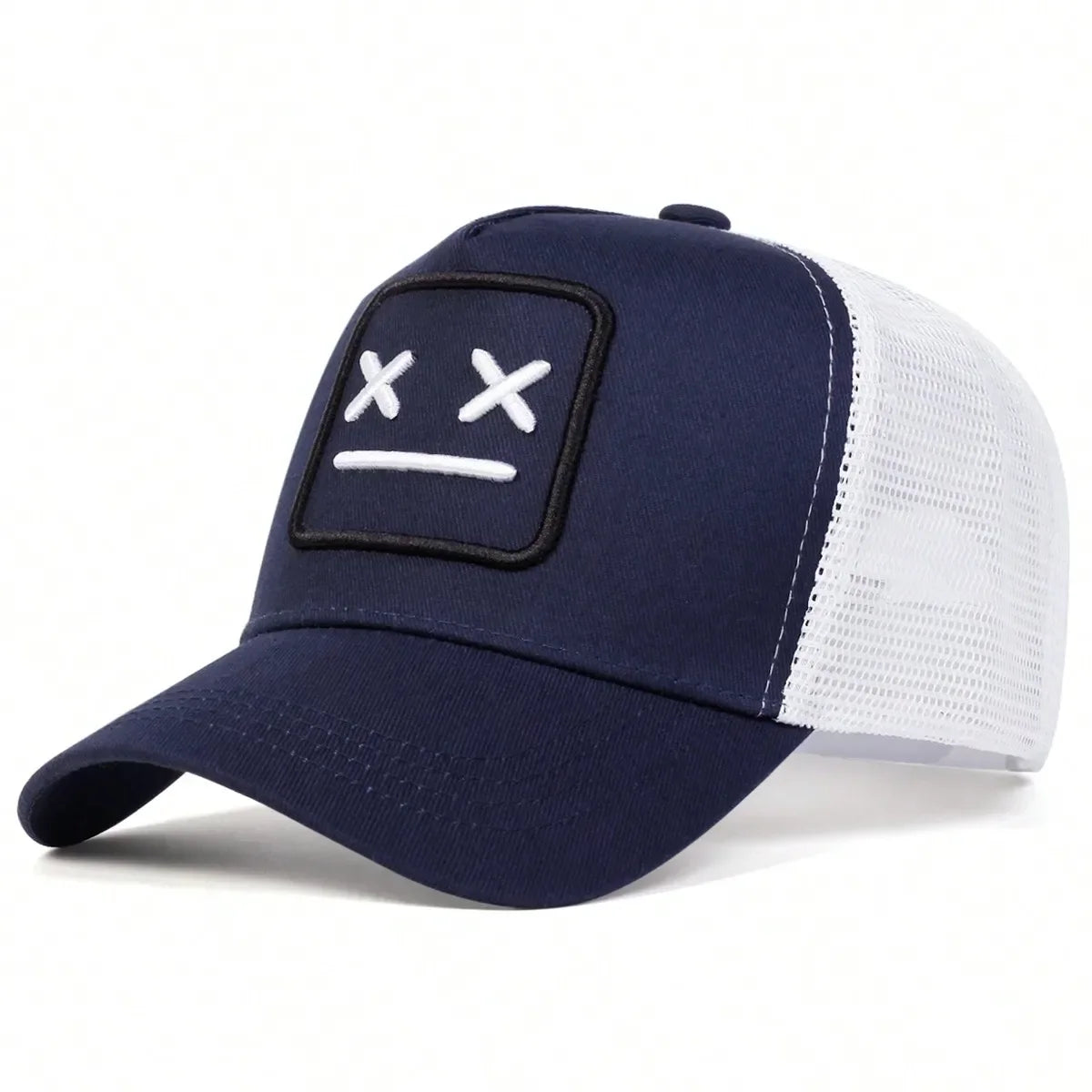 Unisex XX Embroidery Baseball Net Caps Spring Summer Outdoor Sunscreen Hat Adjustable Casual Trucker Hats
