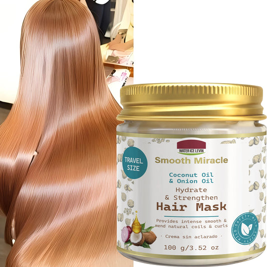 Coconut & Onion Oil Hair Mask - Hydrating & Strengthening Treatment for Smooth, Healthy Curls