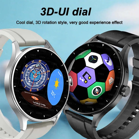 Fashion Smart Watch Plus 1.55 HD For Men And Women App Control BT Call Health Tracker Custom Photo Surprise Gift Business Watchs