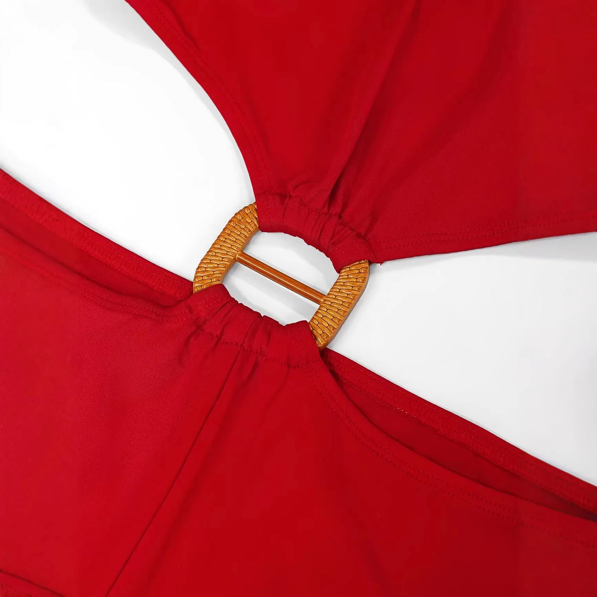 Summer Woman Jumpsuit Red Backless Jumpsuits High Waist Flared Leg Women's Elegant Romper Black Cut Out Waist Long Jumpsuit