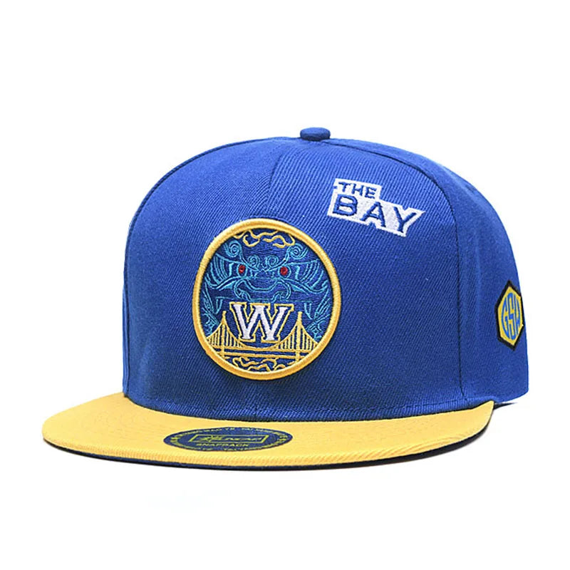 Snapback Hats Brand CHARLOTTE CAP Blue Hip Hop Boy Basketball Sports Snapback Hat Adult Outdoor Casual Sun Baseball Cap Gorras