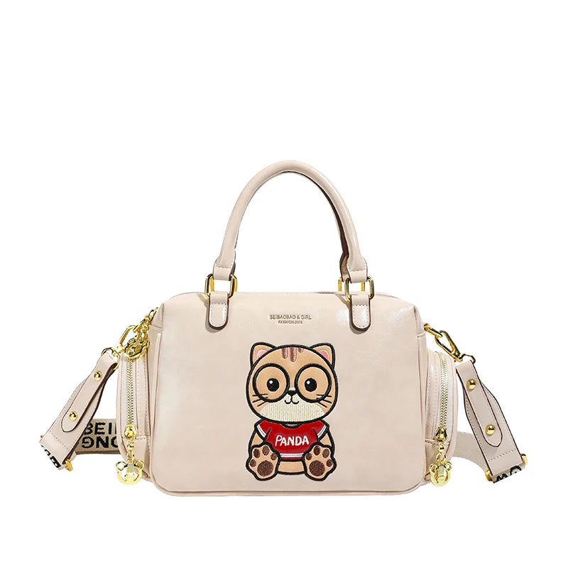 Fashion Luxury Brand Ladies Shoulder Bag Cartoon Bear Women's Crossbody Bag High Quality Tote Bag Waterproof Women's Hanbags