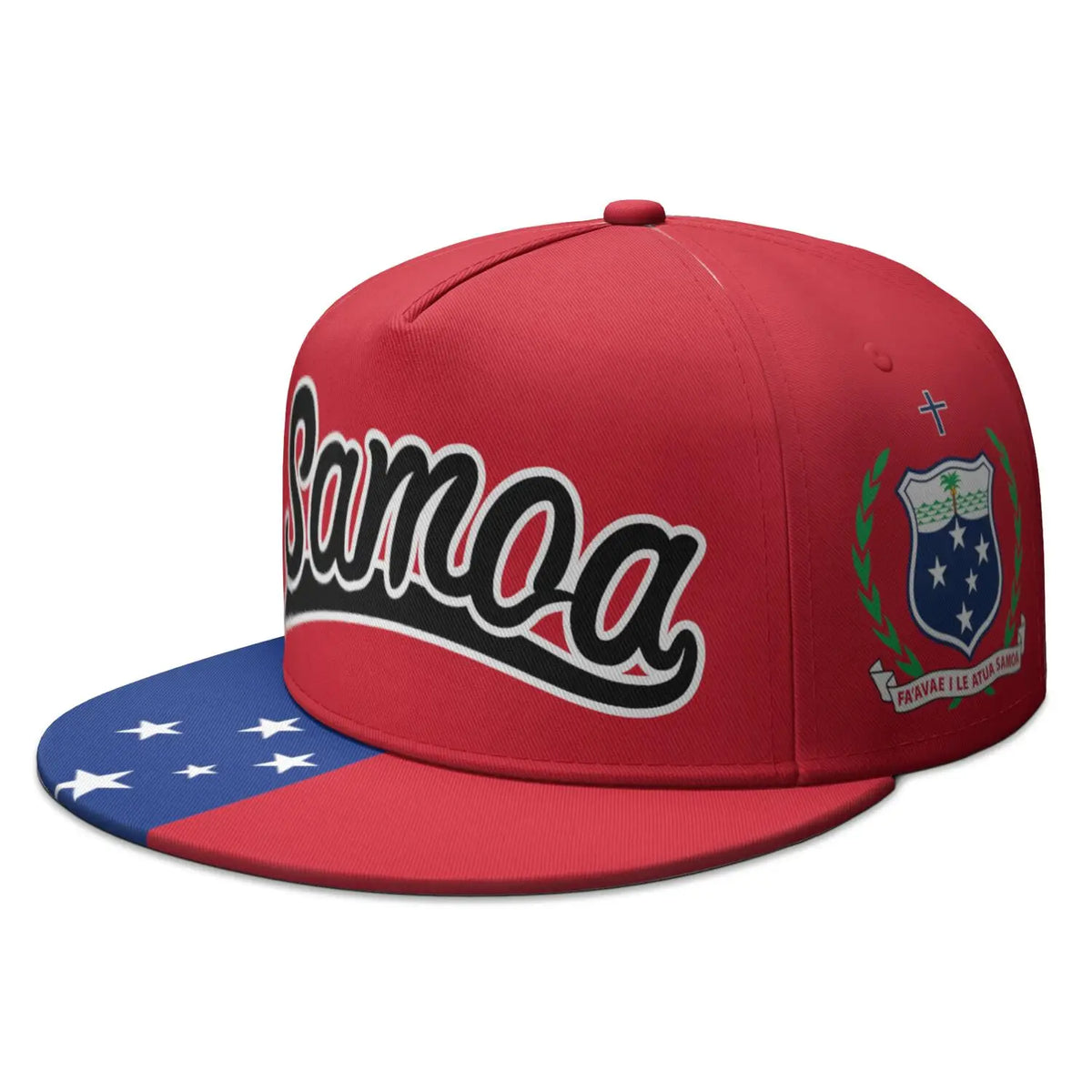 Samoa Baseball Caps Custom Made Name Team Logo Flat Brimmed Hat Wsm Country Travel West Nation Respirant Samoan Flag Headgear