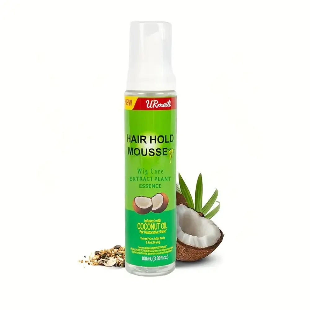 Curly Hair Mousse(207ml) For Wigs Strong Hold Olive Oil Hair Styling Mousse Anti-Frizz Hair Foam Mousse For Styling Hair Women