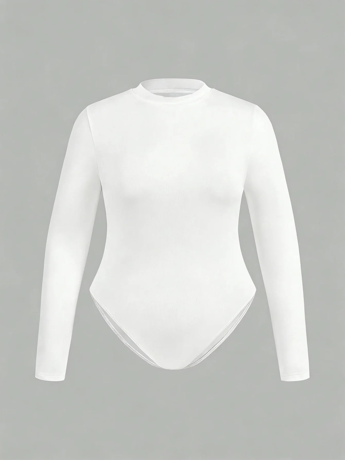 Women's long-sleeved plus-size one-piece dress - fashionable basic style tight-fitting garment - dance outfit one-piece pants