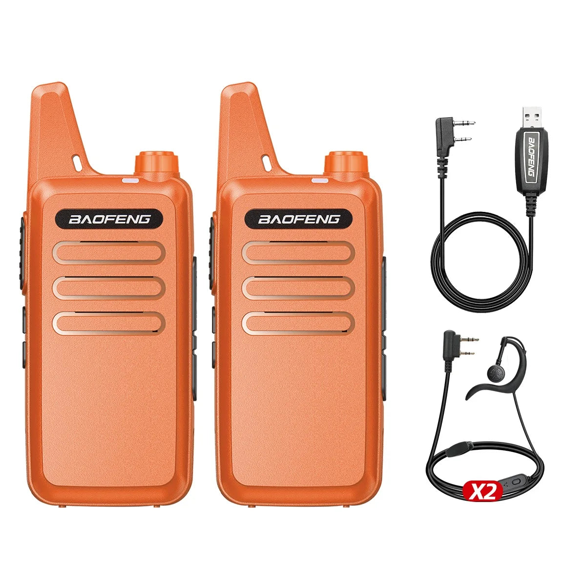 2/4PCS Mini Walkie Talkie Baofeng BF-T20D Portable Two Way Radio Charging USB VOX For BF-C9 BF-888S for Station Hotel Hunting