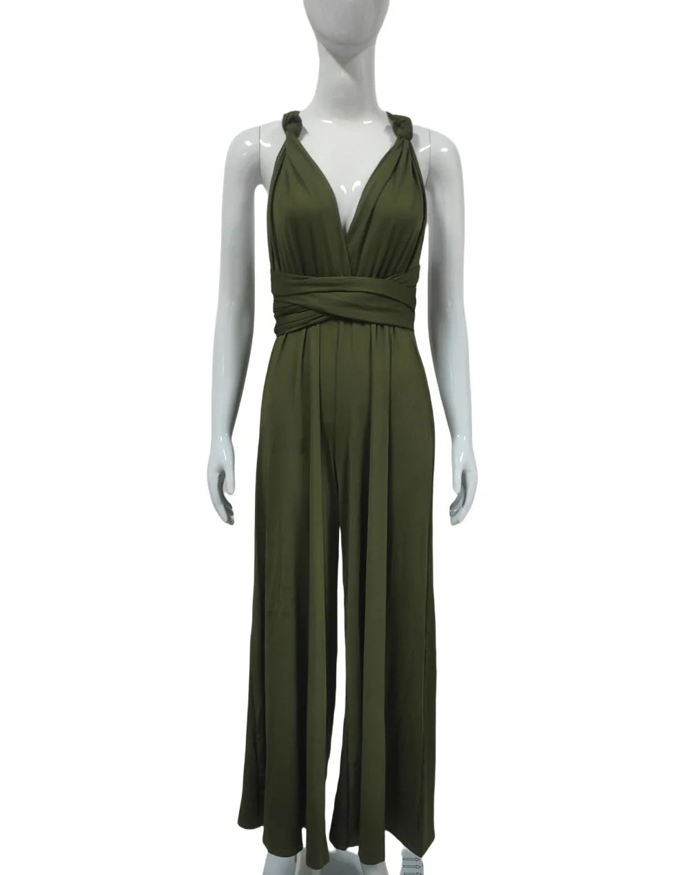Women Jumpsuits Overalls Sleeveless V Nec Rompers Beach Wide Leg Pants Office Y2k Lady Casual Flat One Piece Sexy Backless 2026