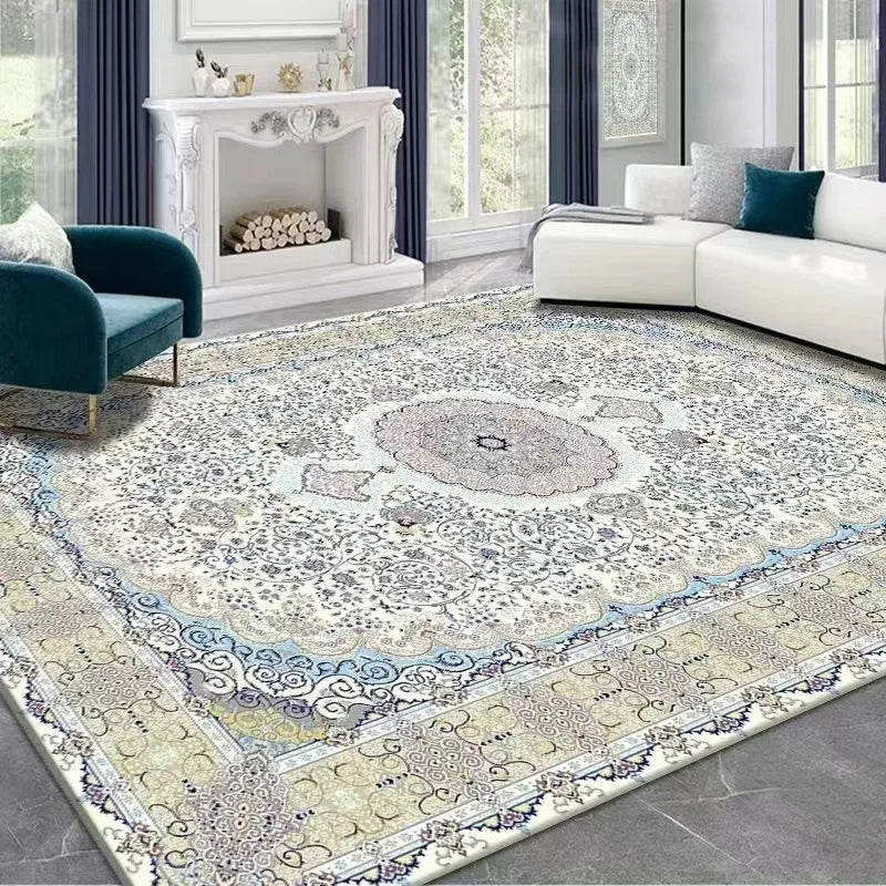VIKAMA Bohemia Style Crystal Velvet Carpet Large Size Living Room Bedroom Non-slip Rugs Sofa Coffee Table Blanket Kids Room Mat