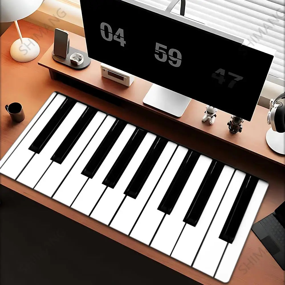 Trend Vintage Music Notes Piano Gaming Mouse Pad PC Laptop Gamer Mousepad Anime Antislip Mat Keyboard Desk Mat For Overwatch