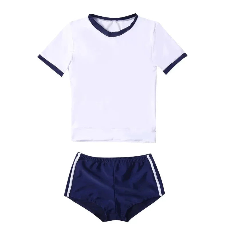 Japanese School Uniform Cosplay Costume Gym Sportwear T-shorts Bloomers Cosplay Costumes JK Uniform Gym Suit