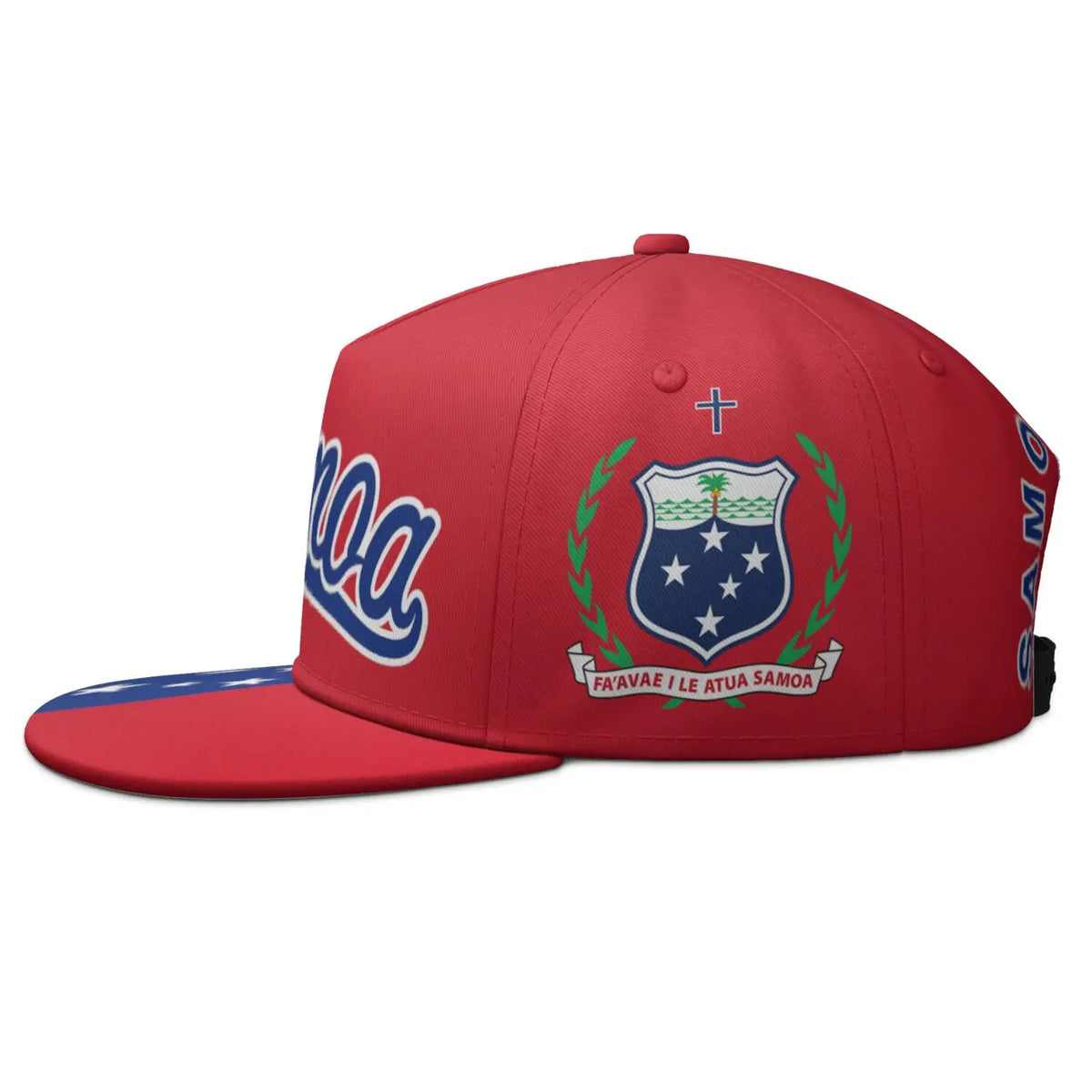 Samoa Baseball Caps Custom Made Name Team Logo Flat Brimmed Hat Wsm Country Travel West Nation Respirant Samoan Flag Headgear
