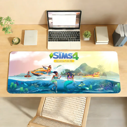The S-Sims 4 Mouse Pad Non-slip Rubber Computer Mat Gamer Balance Decoracion Deskmat Laptop Office Large