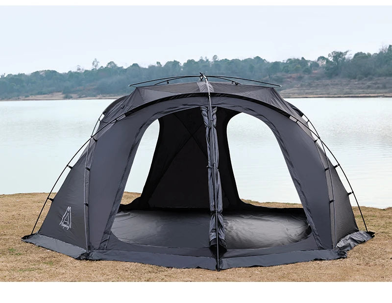Luxury 6m Geodesic Dome Tent with Custom Logo Connectable Oxford PVC Fabric Aluminum Pole for Outdoor Family Events Hotel Use