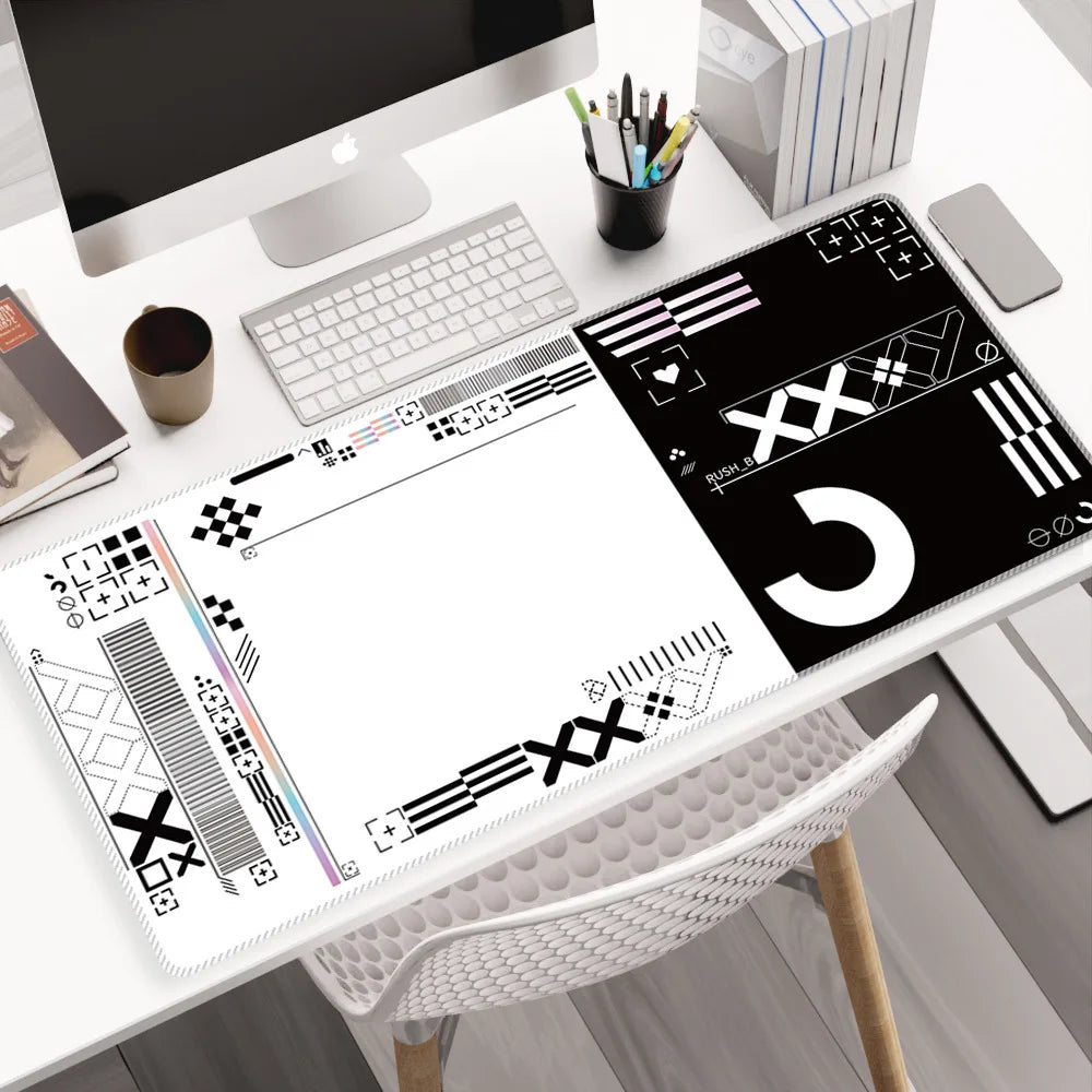 Gaming Clear Shortcut Keys Mouse Pad Cheat Sheet Keyboard Mousepad Desk Mat Rubber Protector Office User Anti Slip Esports Games