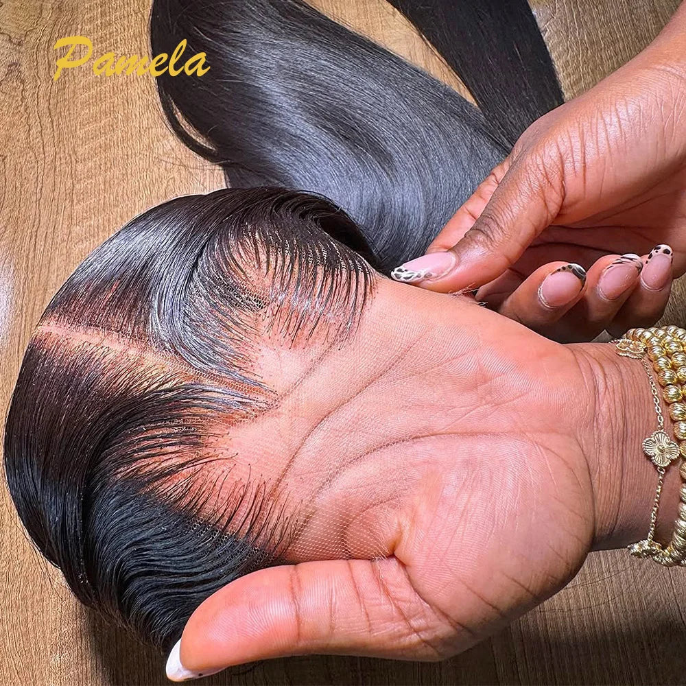 New Trend Lagos Hairline Body Wave 13x6 Lace Frontal Glueless Wig Curly Human Hair Glueless Lace Front Wig PrePlucked Woman Wigs