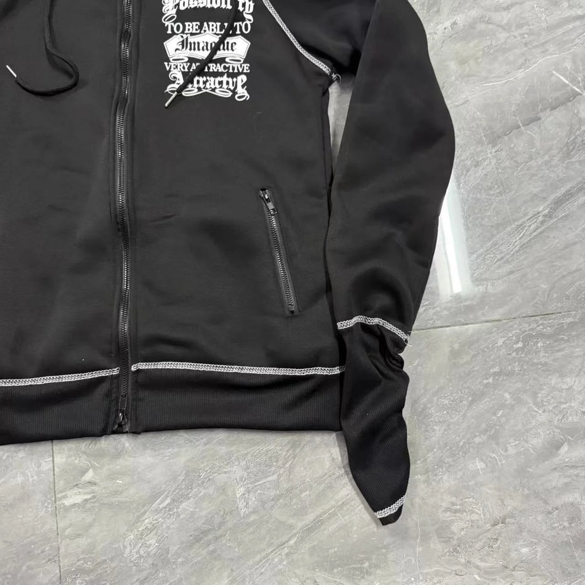 Women's Hooded Cardigan Sweatshirt Y2K Street Fashion Harajuku Hot Girl American Retro Hip Hop Rock Jacket 2000s Aesthetic