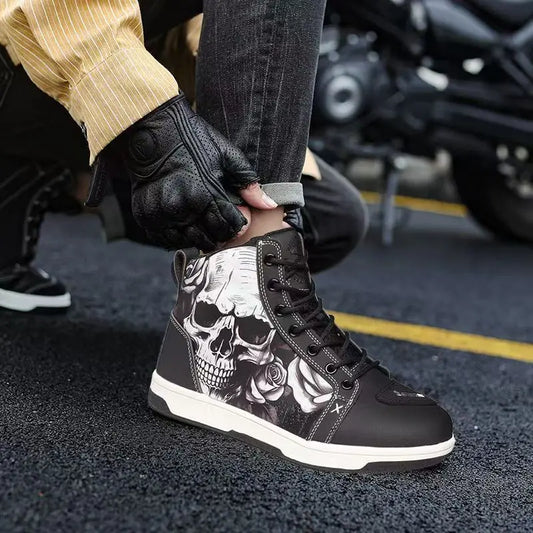 Motorcycle Boots Motos Riders Protective Boots Waterproof Non-slip Motocross Mountain Racing Shoes Casual Shoes Botas Para Moto
