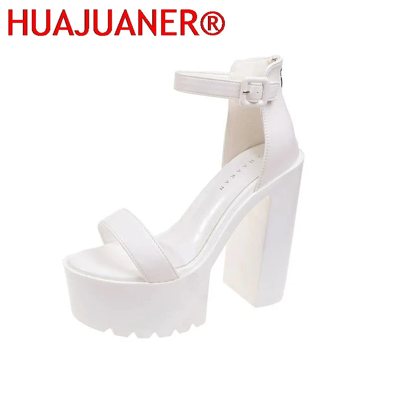 Super High Heels Women's Shoes Fashion Elegant High Heel Sandals Women Party Wedding Pumps Women Luxury Peep Toe Platform Sandal