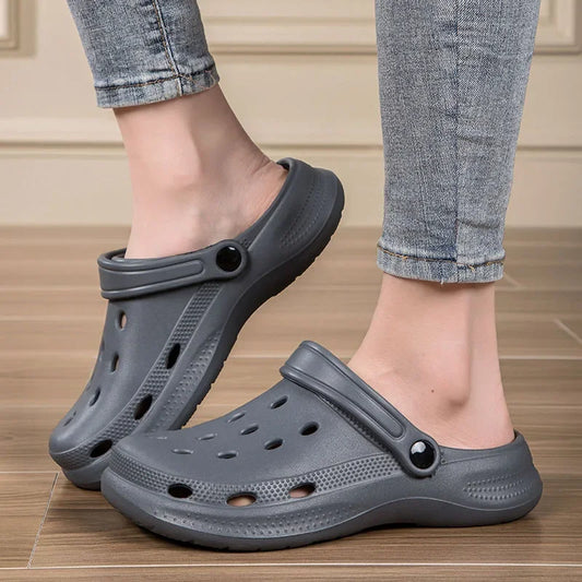 2026Summer Men Clogs Sandals Men's and Women's Leisure Slippers Beach Slides Home Garden Shoes Outdoor Sandals Plus Size46 47 48