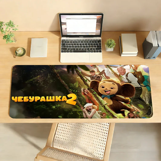 2026 Movie Cheburashka 2 Mouse Pad Non-slip Rubber Computer Mat Gamer Balance Decoracion Deskmat Laptop Office Large