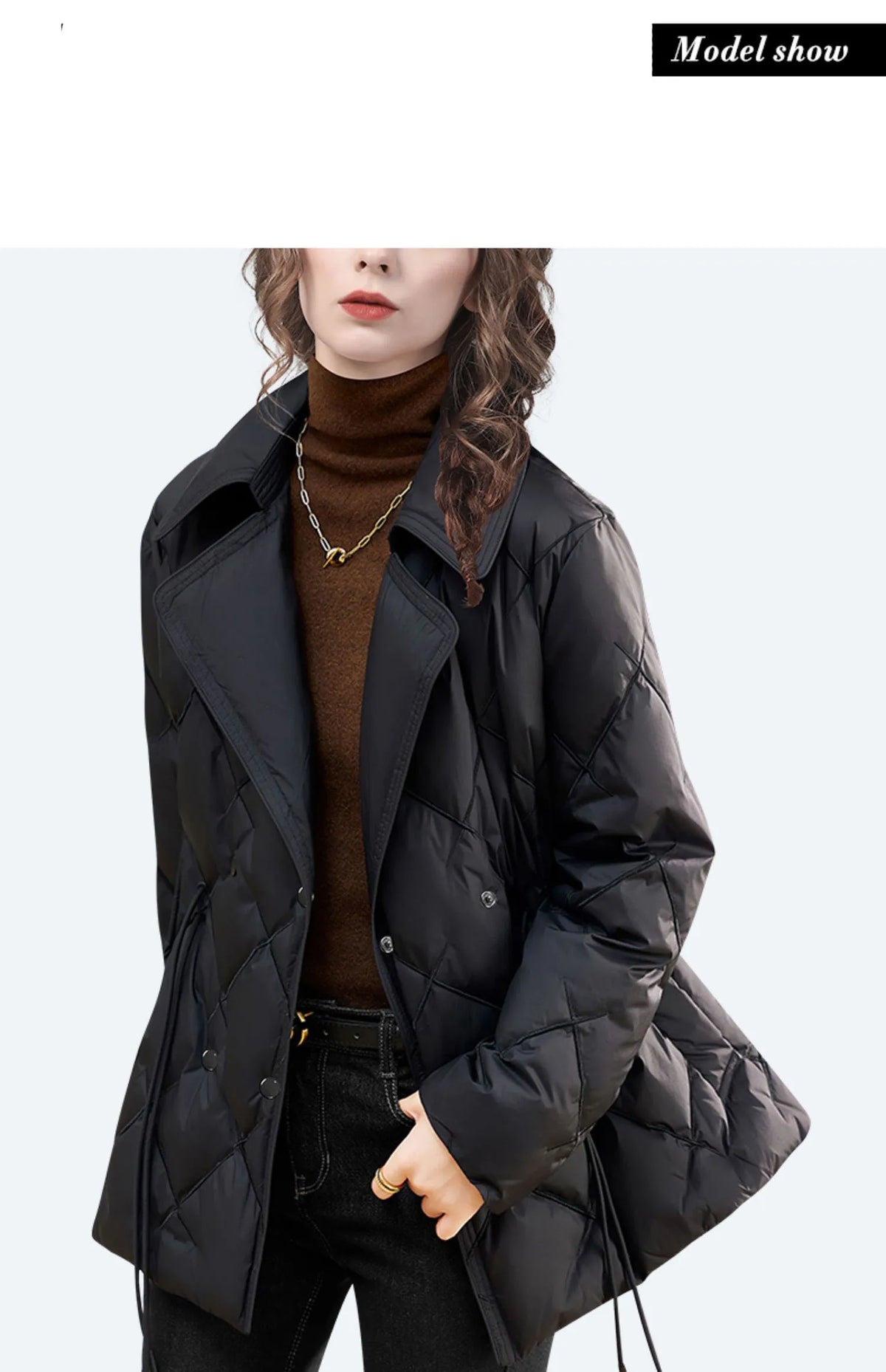 Loose Plus Size Women Winter Long Down Jacket Solid Embroidered Pointed Collar White Duck Down Puffer Coat Warm Trench Jackets