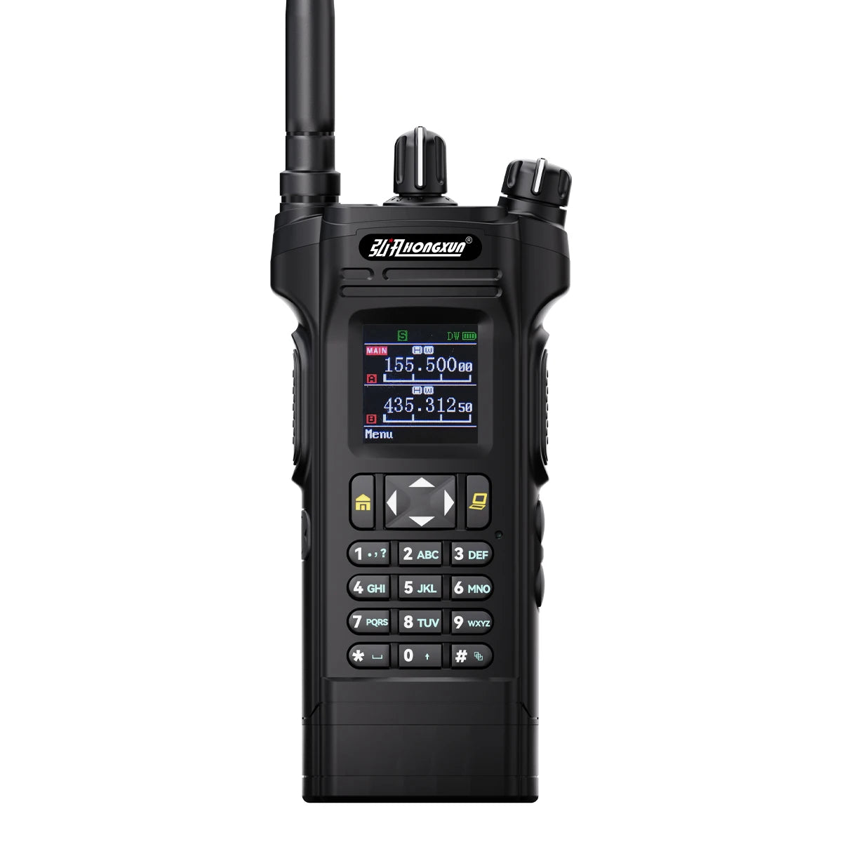 HONGXUN APX8000 Multi Band 12W Walkie Talkie Dual PTT Dual Display Wireless Copy Frequency High Power Type-c Handheld Ham Radio