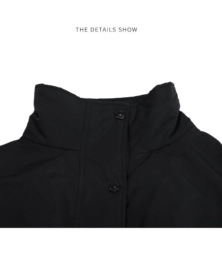 LOUIS YAO Stand-Up Collar Women's Down Coat 2025 Autumn/Winter Waist Belt Thickened Long-Length Puffy Duck Down Jacket