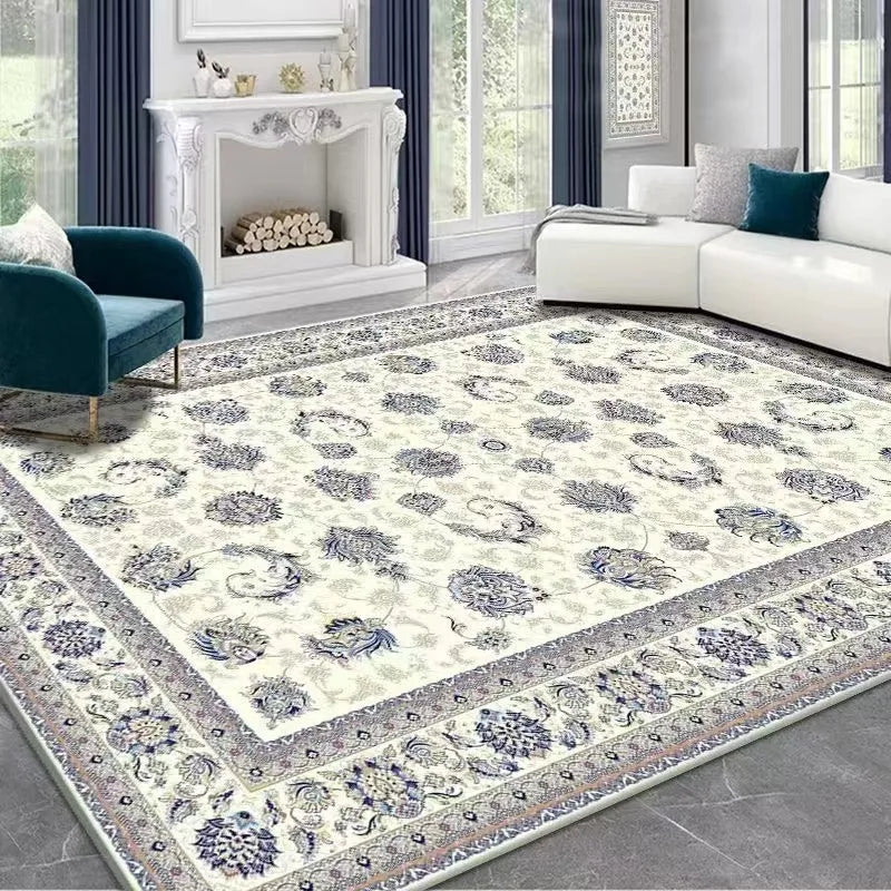 VIKAMA Bohemia Style Crystal Velvet Carpet Large Size Living Room Bedroom Non-slip Rugs Sofa Coffee Table Blanket Kids Room Mat