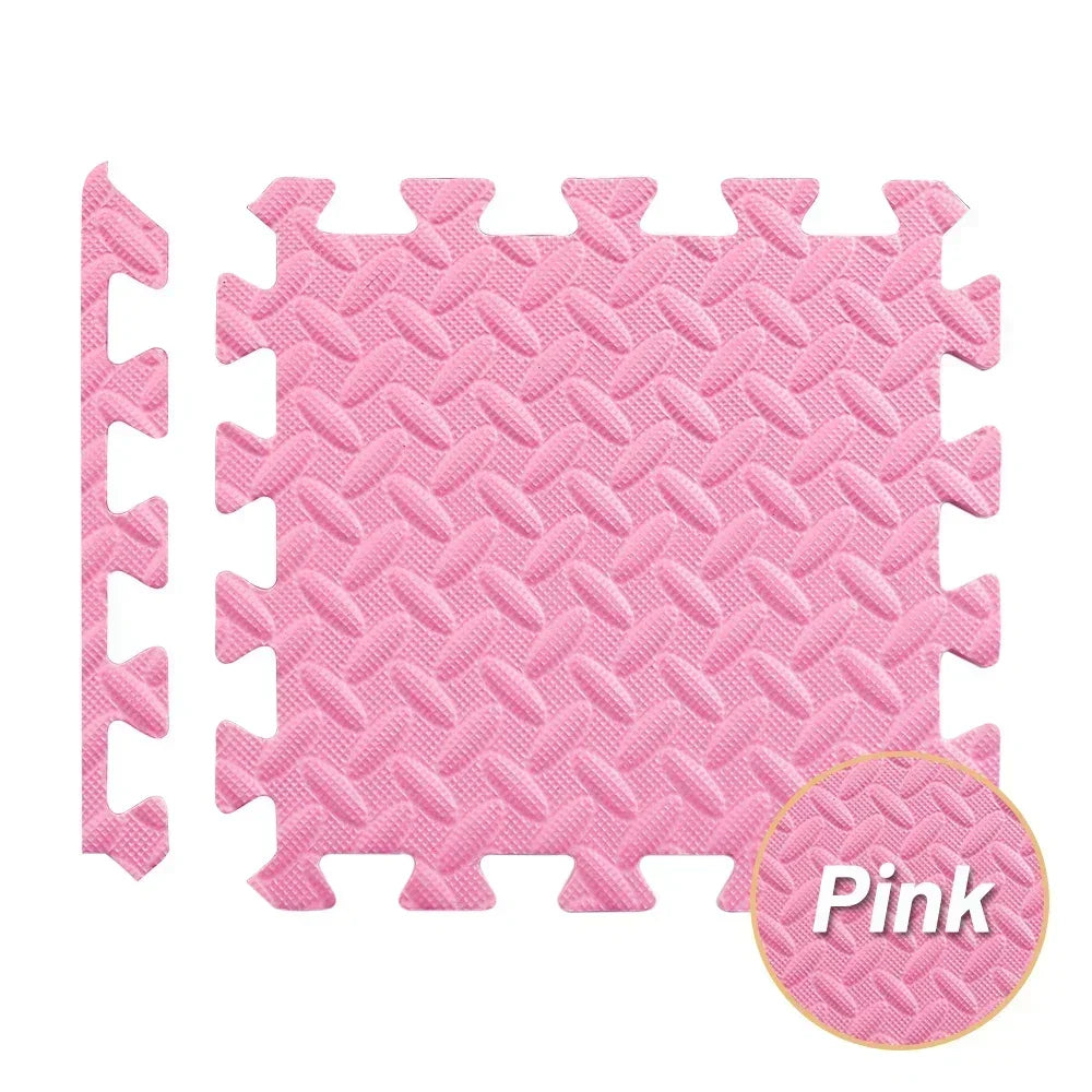 1-20PCS Soft Foam Interlocking Carpet Tiles - Non-Slip Puzzle Floor Mats Ideal for Home Gym and Baby Playroom Rugs for Bedroom