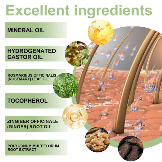 100ml Hair Growth Essential Oil India Adivasi Rosemary Damaged Hydrate Nourishing Scalp Reduce Dandruff Herbal Hair Care Serum