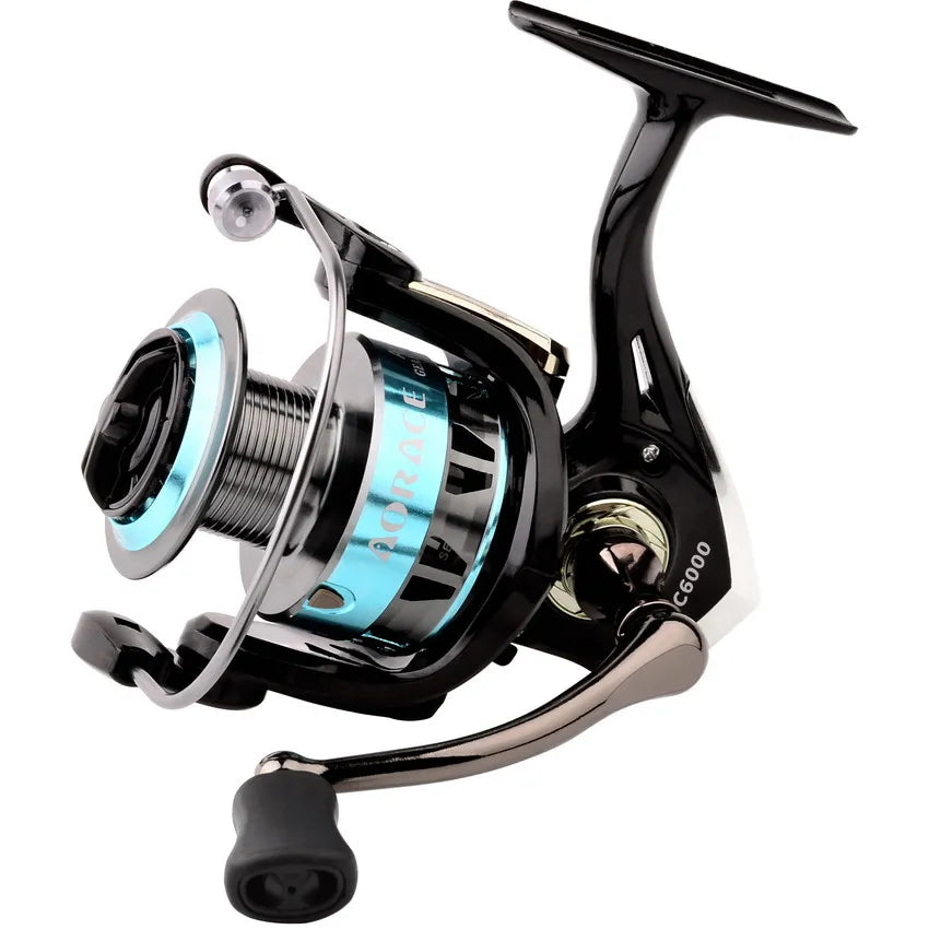 Spinning Fishing Reel Max Drag 15Kg Gear Ratio 5.2:1 Carp VP1000-6000 Aluminium Spool Spinning Saltwater Wheel Pesca Reels
