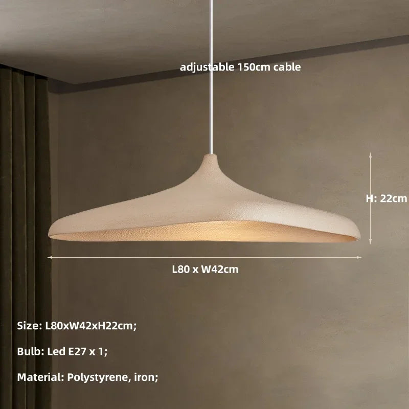 Japanese Wabi Sabi Style Led Pendant Lights Living Dining Room E27 Ceiling Chandelier Home Decor Bedroom Hanging Lamp Luminarias