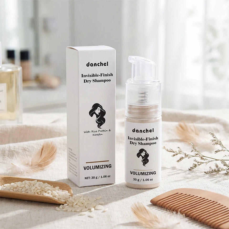 Dry Shampoo Powder Instant Oil Absorbing Refreshing Air-Feeling Grease Hair Styling Powder Travel Portable for Women Men